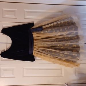 Collectif Vintage Snowflake Swing Dress